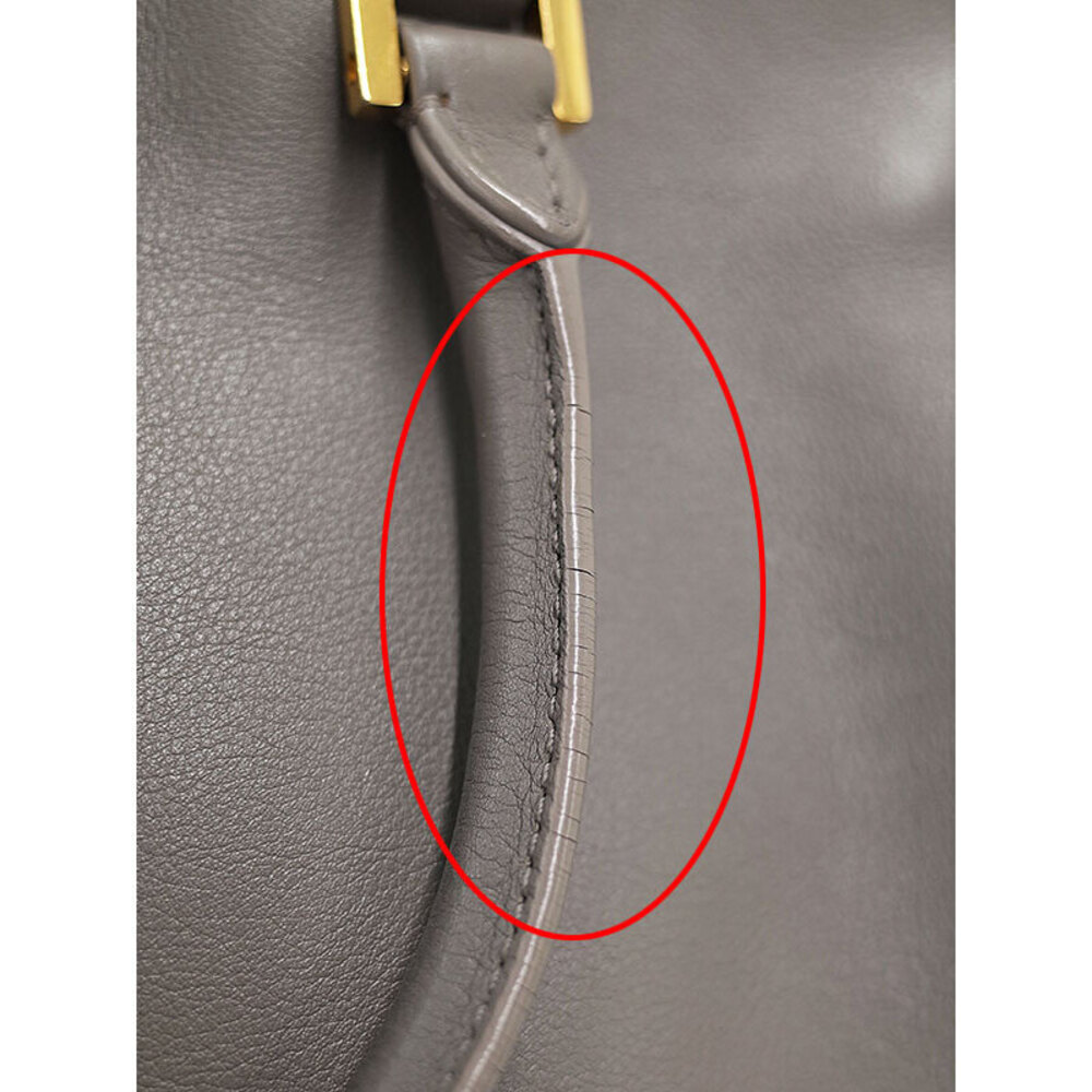 SAINT LAURENT PARIS Cabas 2WAY Leather Handbag - Picture 4 of 5